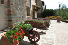 Detail of the external of the house