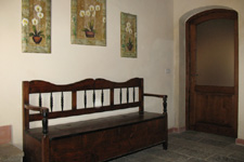 Detail of the internals in rustic style 