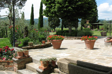 A detail of the external of the residence